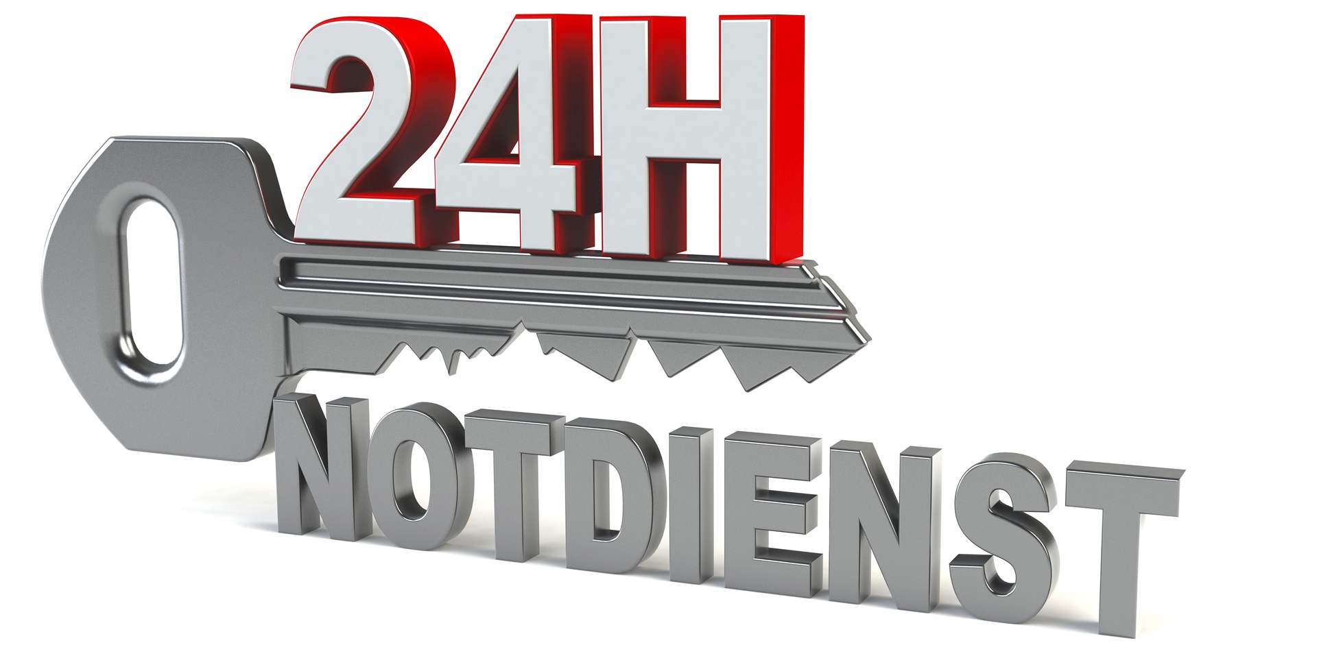Symbol für 24-Stunden-Notdienst | Schlüsseldienst Wesel